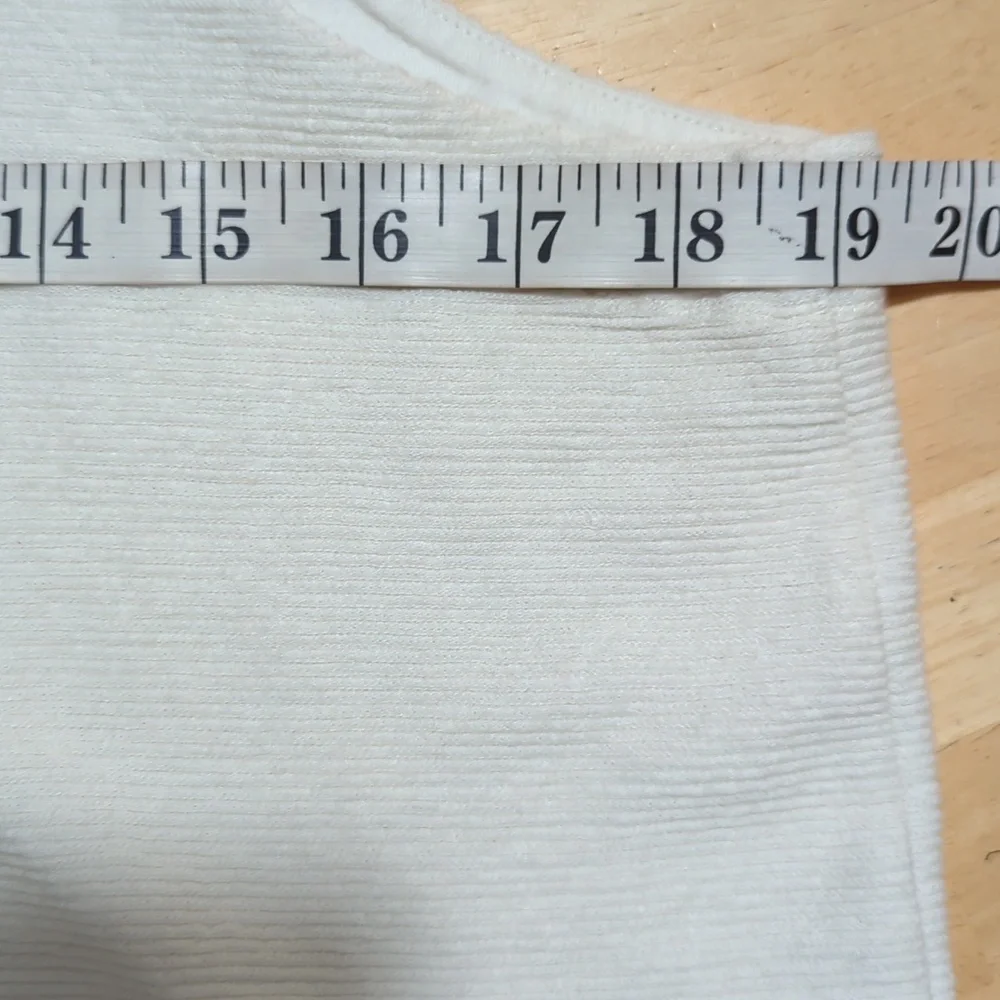 Madewell Cream Tie-Strap Tank Top